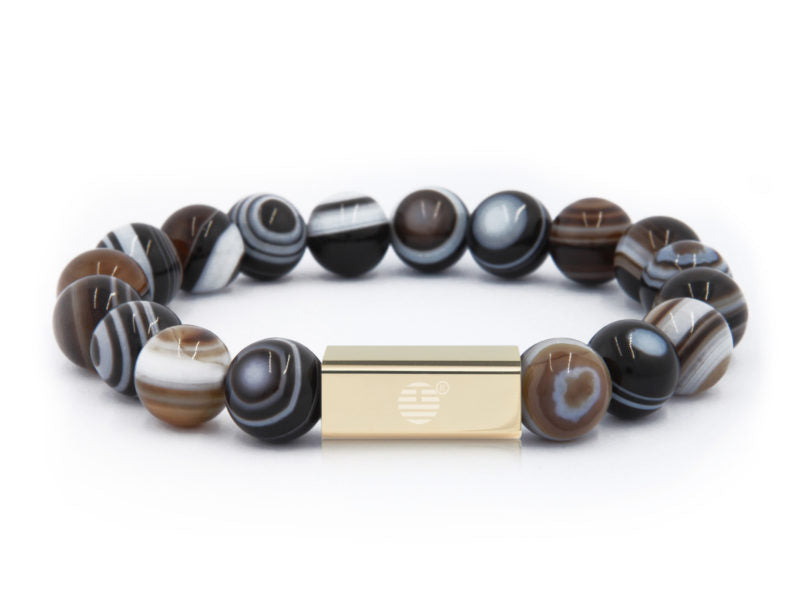 Eye Agate-Gold