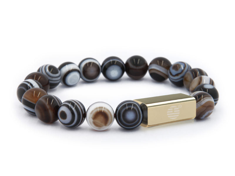 Eye Agate-Gold