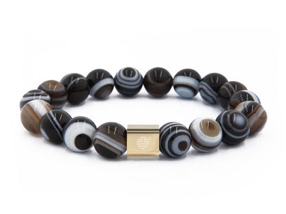 Eye Agate-Gold
