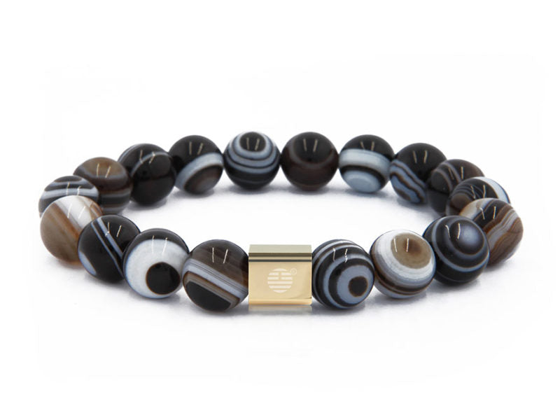 Eye Agate-Gold