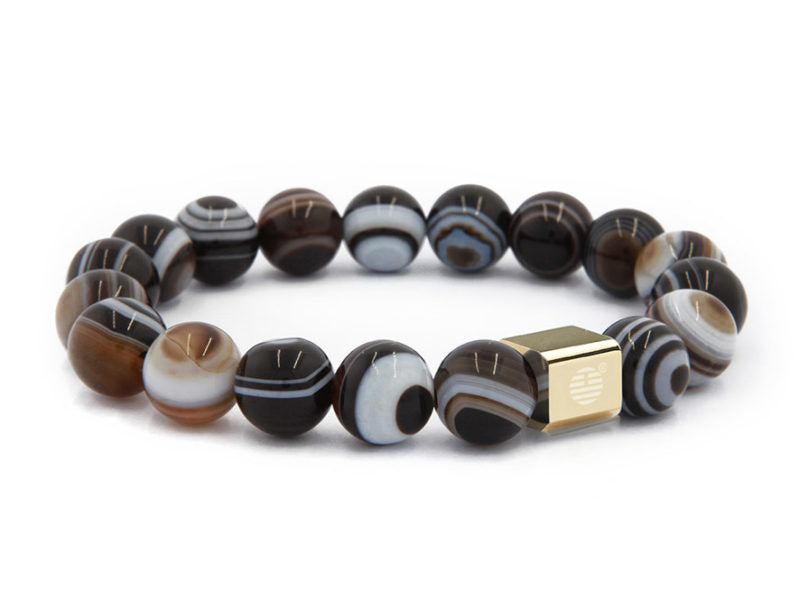 Eye Agate-Gold