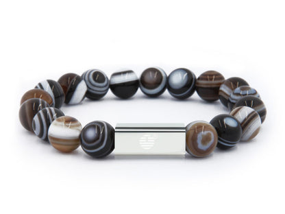 Eye Agate-Silver