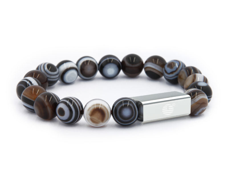 Eye Agate-Silver
