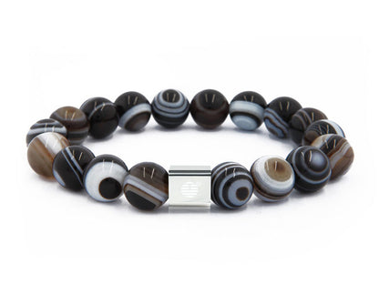 Eye Agate-Silver