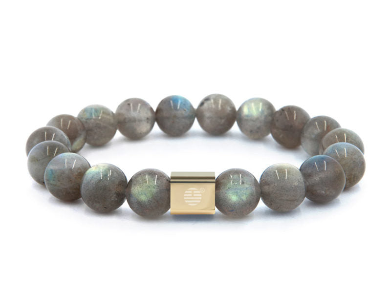 Grey Labradorite-Gold