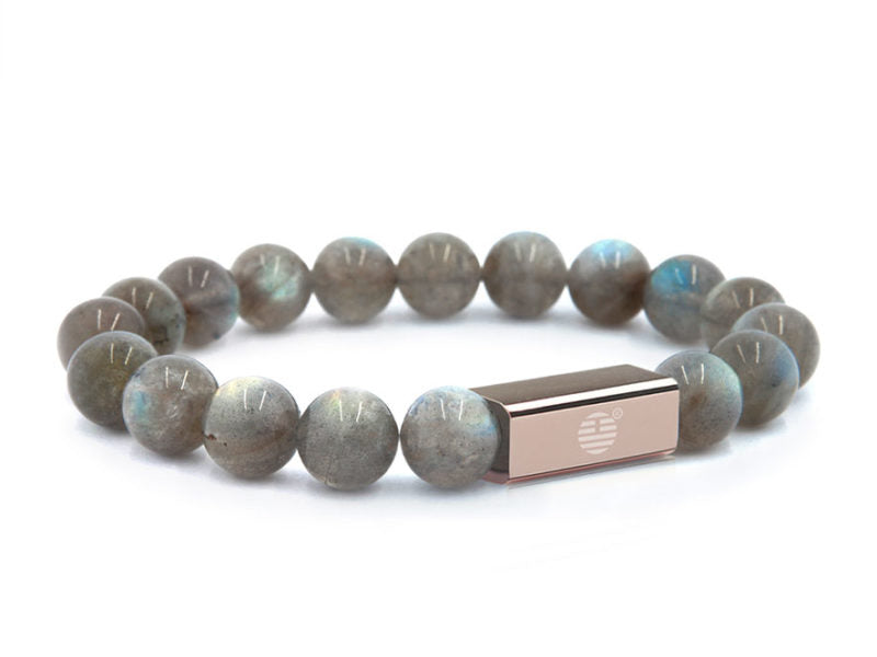 Grey Labradorite-RoseGold