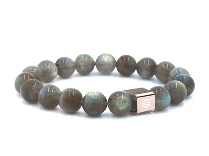 Grey Labradorite-RoseGold
