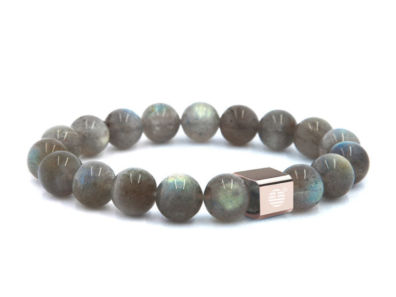 Grey Labradorite-RoseGold