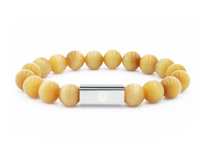 Gold Tiger Eye-Silver