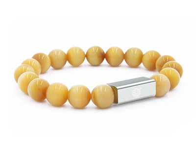 Gold Tiger Eye-Silver