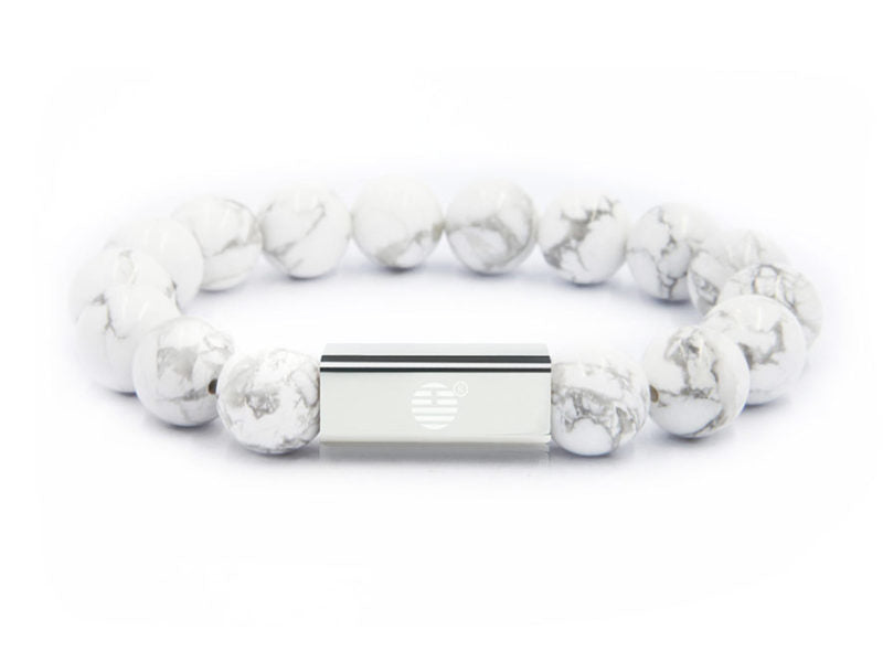 Howlite-Silver