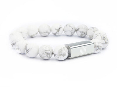 Howlite-Silver