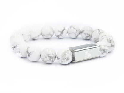 Howlite-Silver