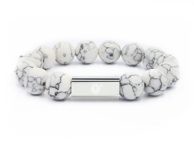 Howlite-Silver