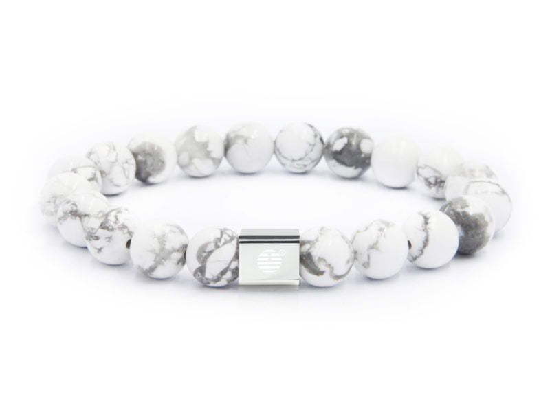 Howlite-Silver