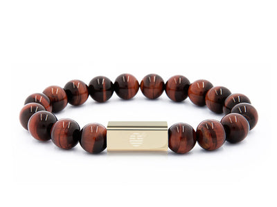 Red Tiger Eye-Gold