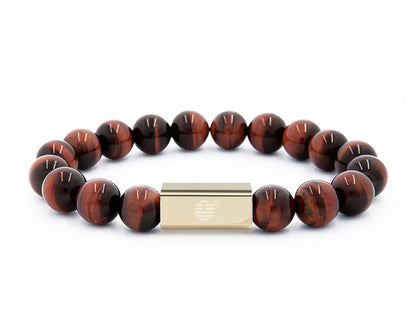 Red Tiger Eye-Gold
