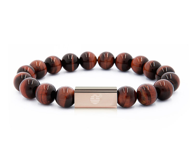 Red Tiger Eye-RoseGold