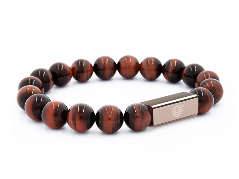Red Tiger Eye-RoseGold