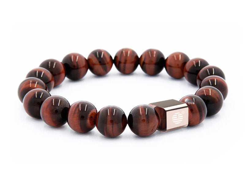 Red Tiger Eye-RoseGold