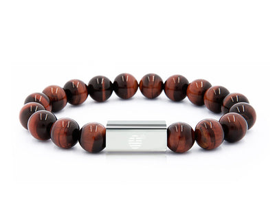 Red Tiger Eye-Silver