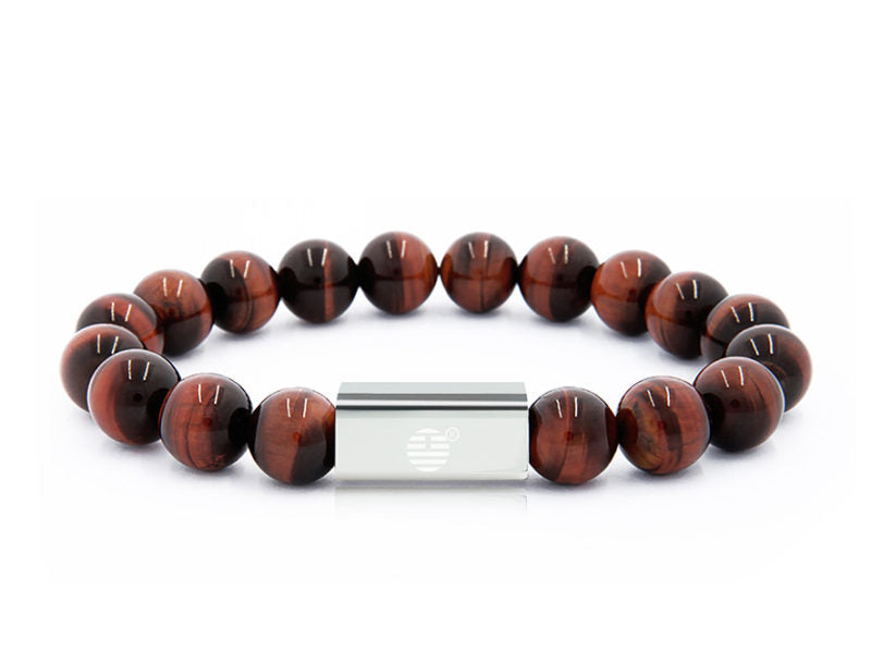 Red Tiger Eye-Silver