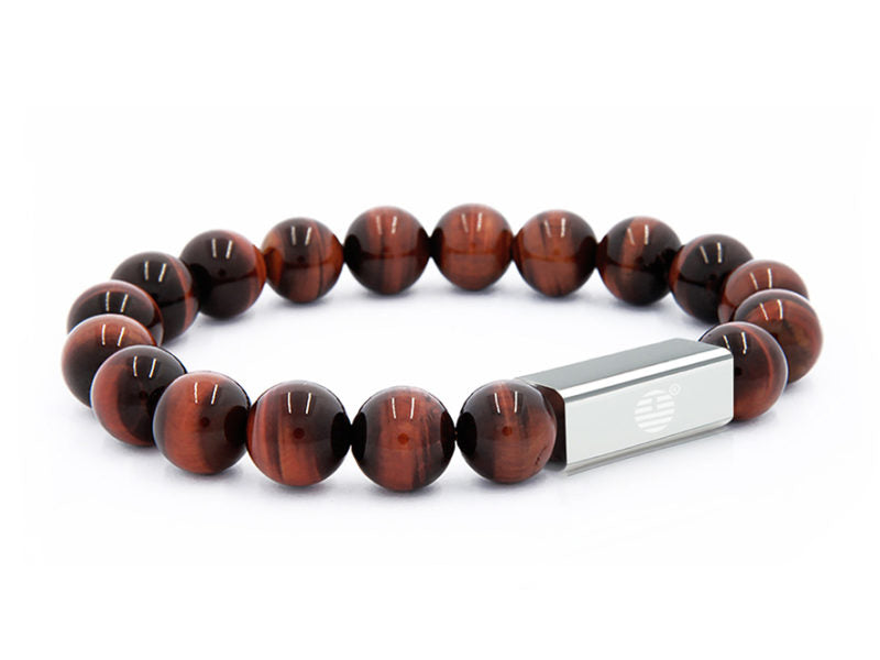 Red Tiger Eye-Silver