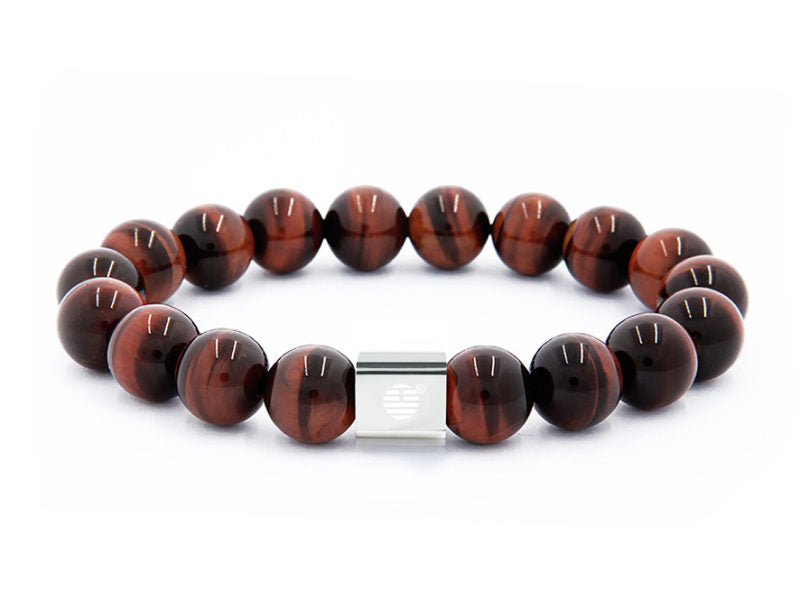 Red Tiger Eye-Silver