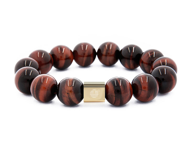 Red Tiger Eye-Gold