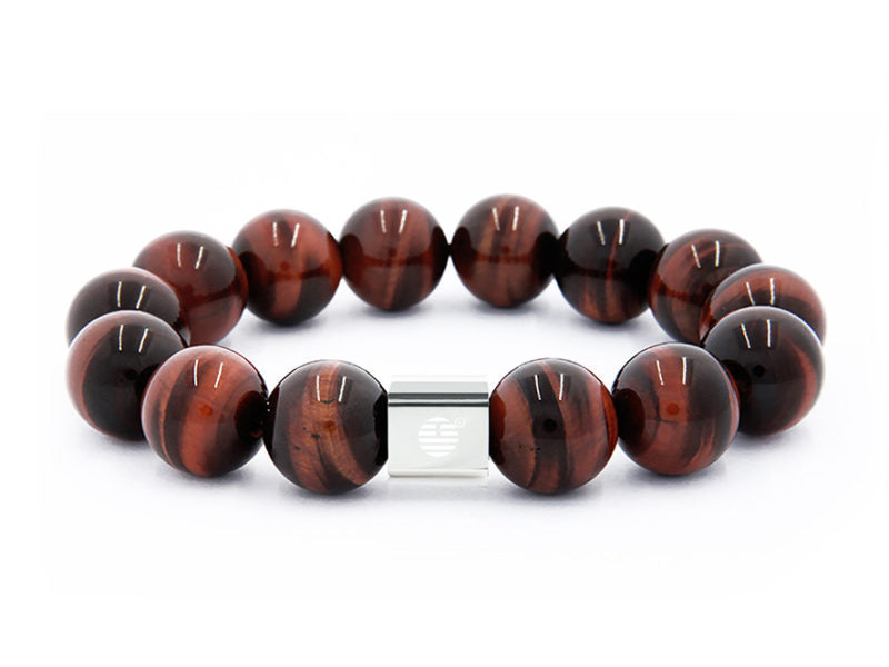 Red Tiger Eye-Silver