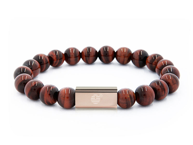 Red Tiger Eye-RoseGold