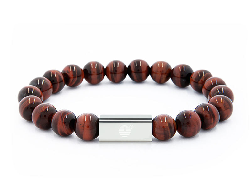 Red Tiger Eye-Silver