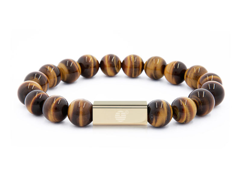 Yellow Tiger Eye-Gold