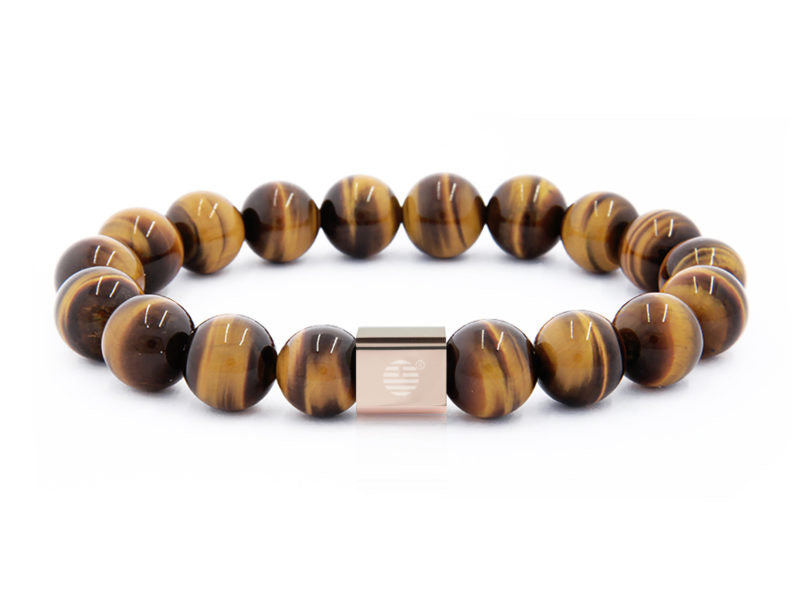 Yellow Tiger Eye-RoseGold