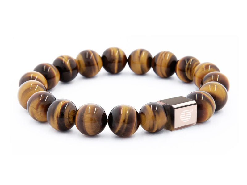Yellow Tiger Eye-RoseGold