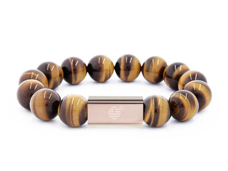 Yellow Tiger Eye-RoseGold
