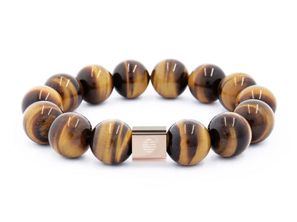 Yellow Tiger Eye-RoseGold