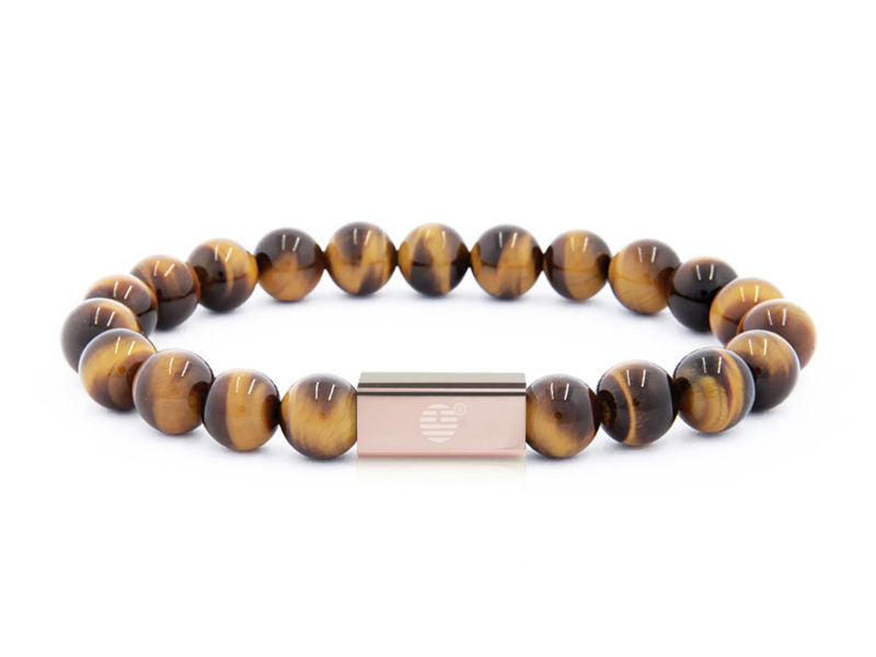 Yellow Tiger Eye-RoseGold